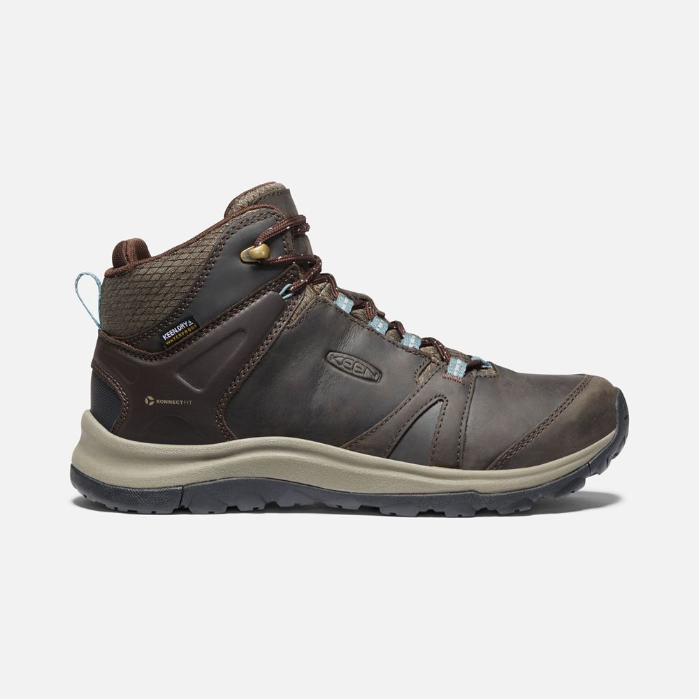 Bottes de Randonnée Keen Femme Marron | Terradora Ii Cuir Waterproof | MIQDG-8312